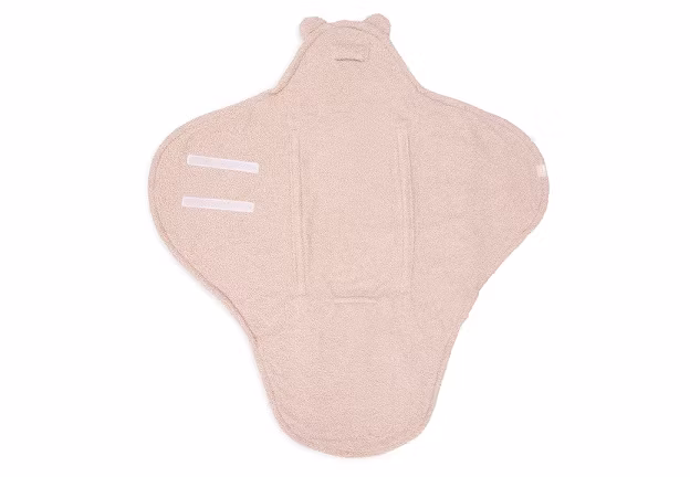 Jollein, kørepose babysvøb Bear boucle, wild rose