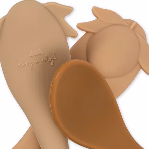 Konges Sløjd, skeer i silikone 3-pak Lemon, Rose mix