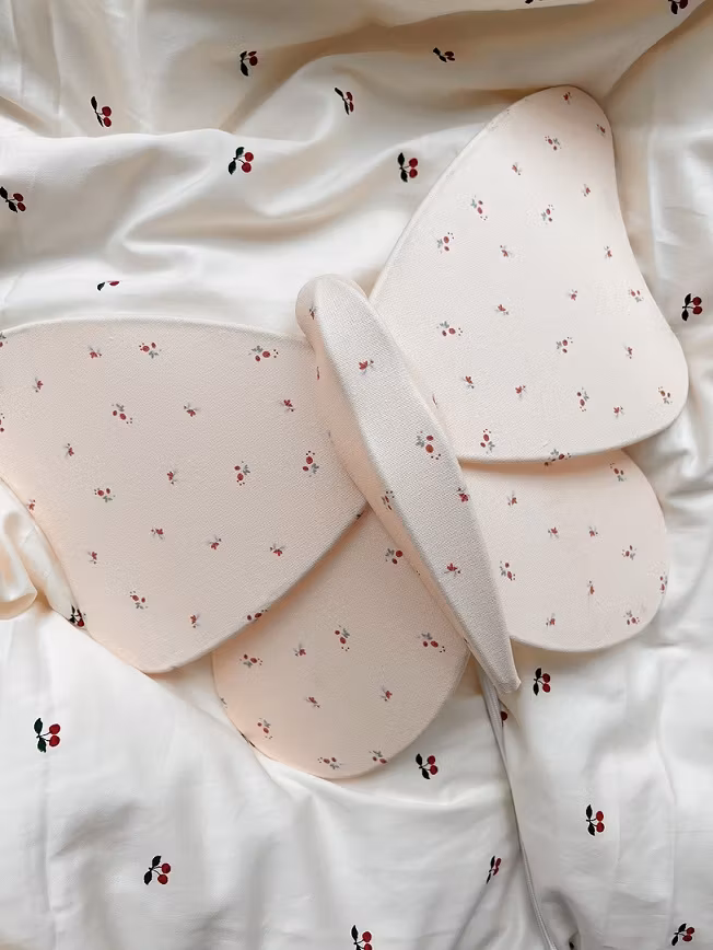 Konges Sløjd, væglampe, Bloom red/blue butterfly