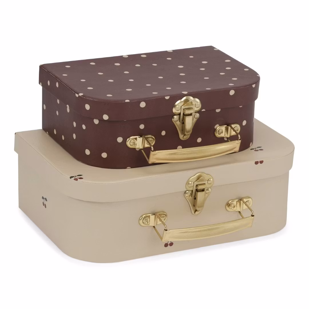 Konges Sløjd, kuffert 2-pak, Cherry/Dot
