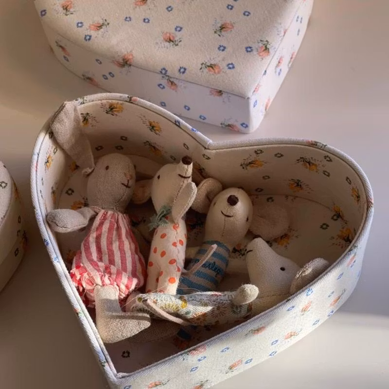 Konges Sløjd, æske-sæt Heart box, Brise d´ete