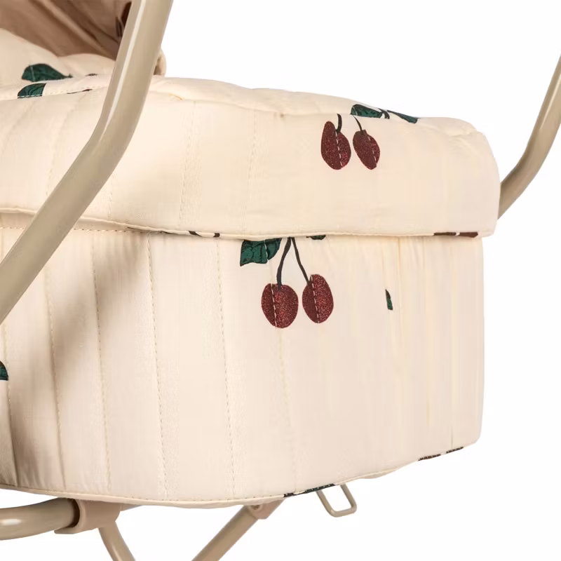 Konges Sløjd, dukkebarnevogn Ma grande cerise glitter