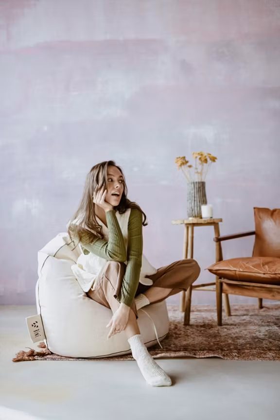 Bini, sækkestol, Black