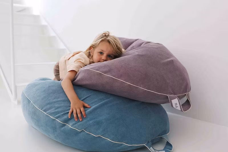 Bini, sækkestol Cozy, blå