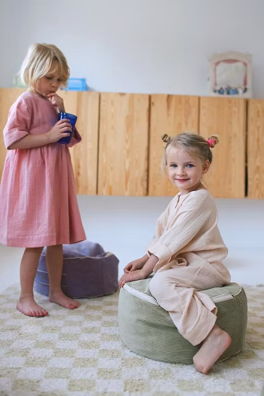 Bini, puf Cozy, grøn