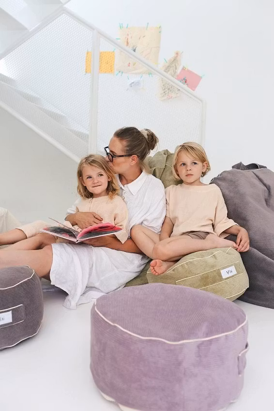 Bini, puf Cozy, taupe