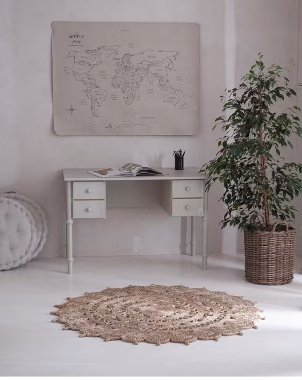 Woodluck, skrivebord Babushka, olivengrøn