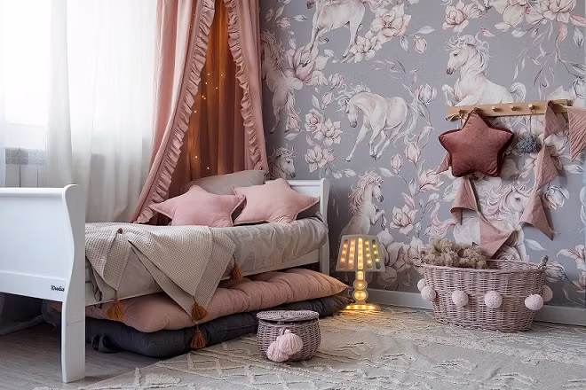 Juniorseng Majestic 90x200, hvid