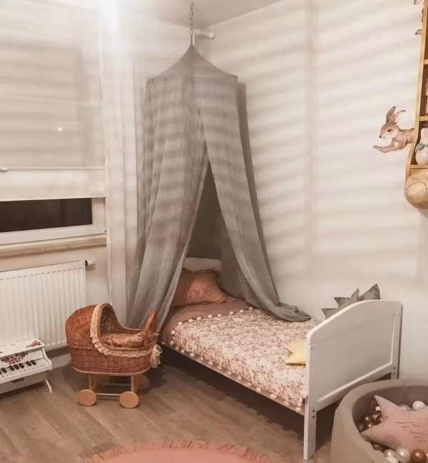 Vokseseng juniorseng Happy, hvid