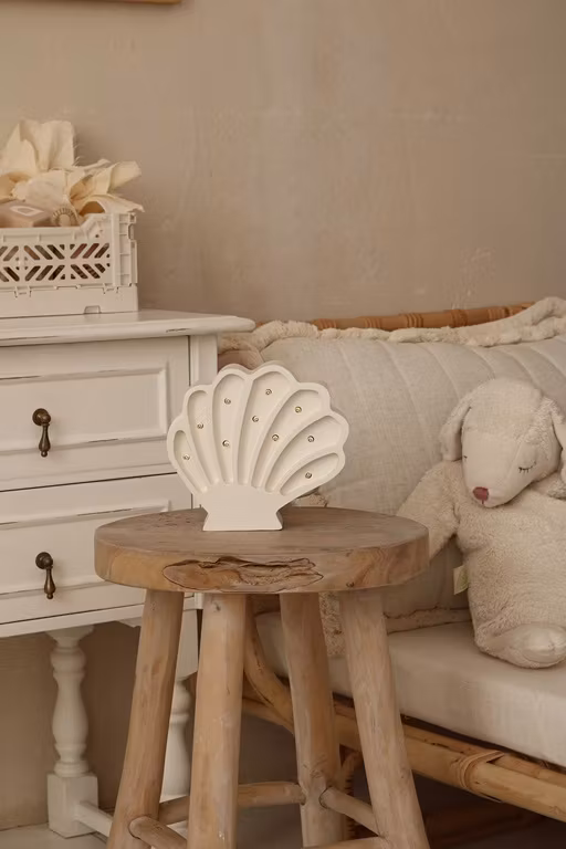 Little Lights, Lampe til børneværelset, Muslingeskal perlehvid