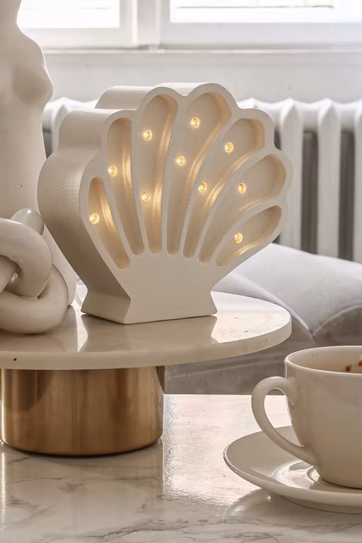 Little Lights, Lampe til børneværelset, Muslingeskal perlehvid