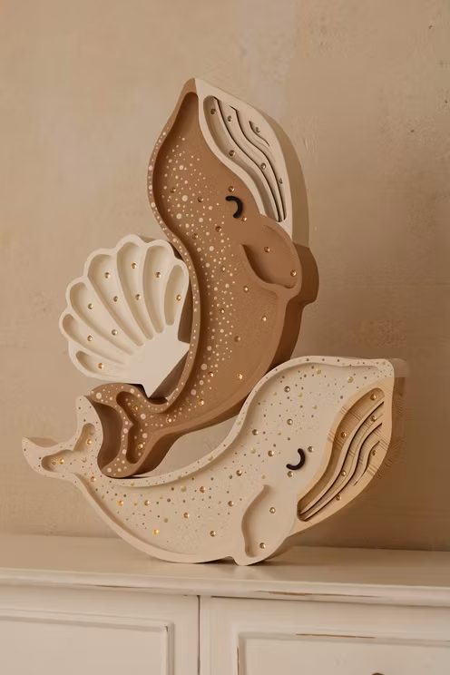 Little Lights, Lampe til børneværelset, Muslingeskal perlehvid