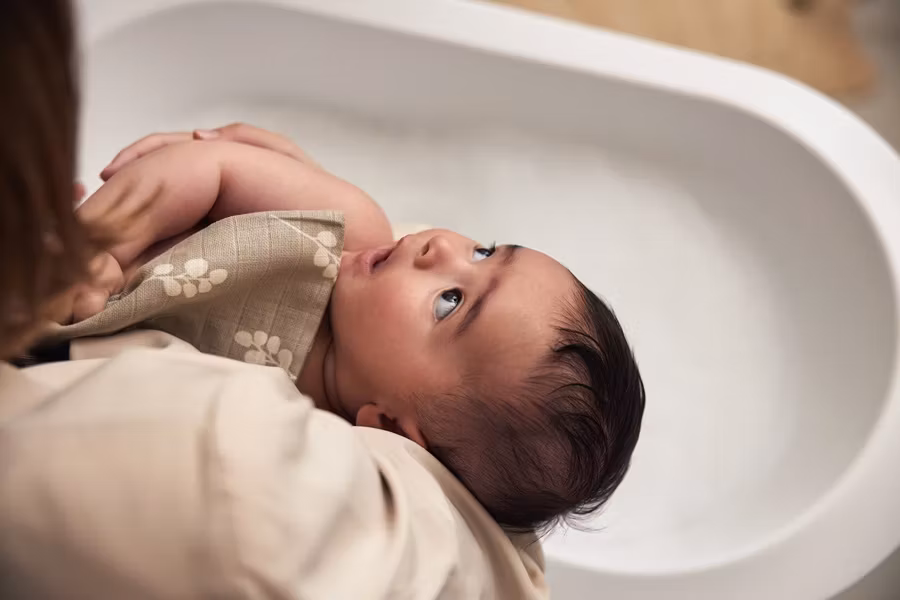 Jollein, stofbleer vaskeklude 3-pak, Twig Olive Green