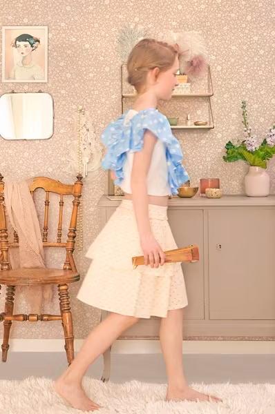 Majvillan, tapet Flora, dreamy lilac