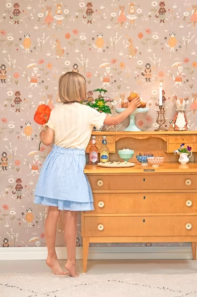 Majvillan, tapet Catwalk, lovely lilac