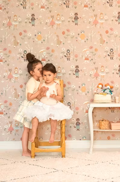 Majvillan, tapet Catwalk, sweet pink