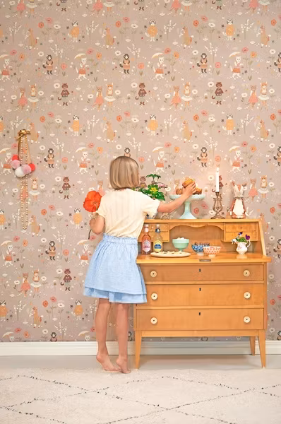 Majvillan, tapet Catwalk, lovely lilac