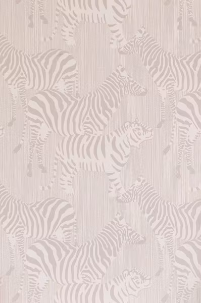 Majvillan, tapet Safari stripes, warm grey