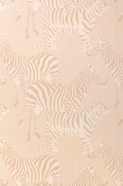 Majvillan, tapet Safari stripes, dusty beige