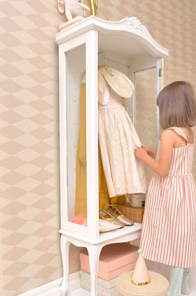 Majvillan, tapet Copenhagen, beige pink