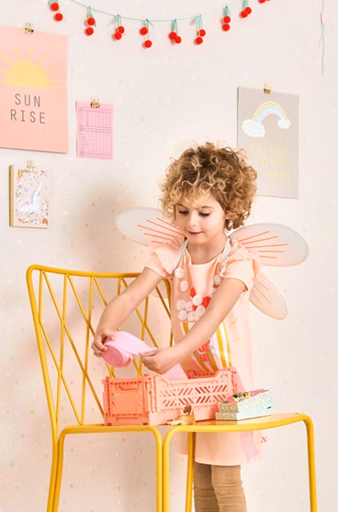 Majvillan, tapet Stardust, lovely pastel pink