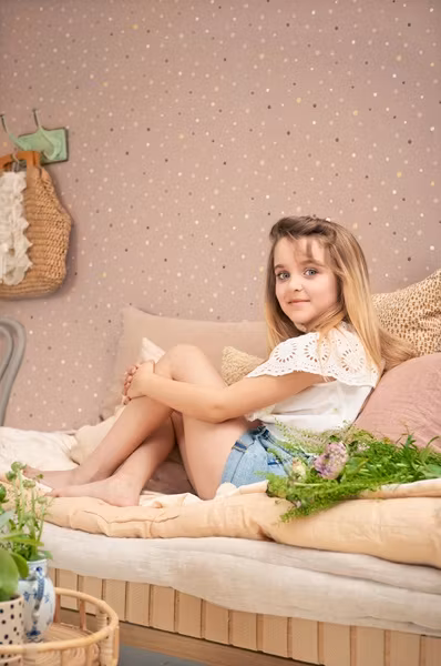 Majvillan, tapet Stardust, cosy lilac