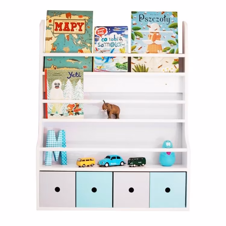 Væghylde med fire skuffer Cameleon