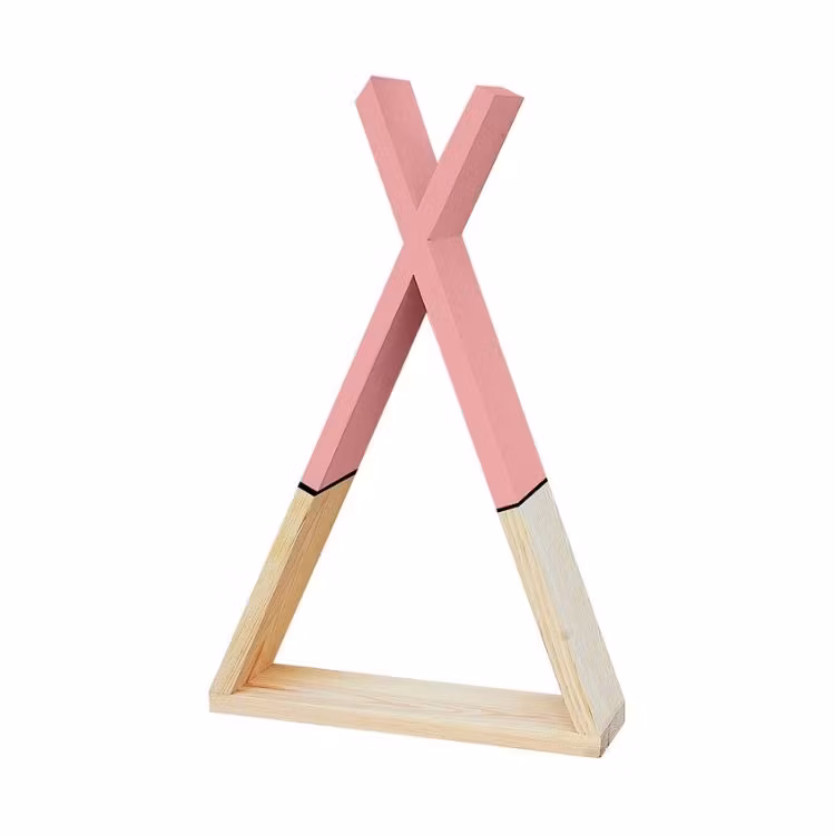 Tipi hylde, lyserød