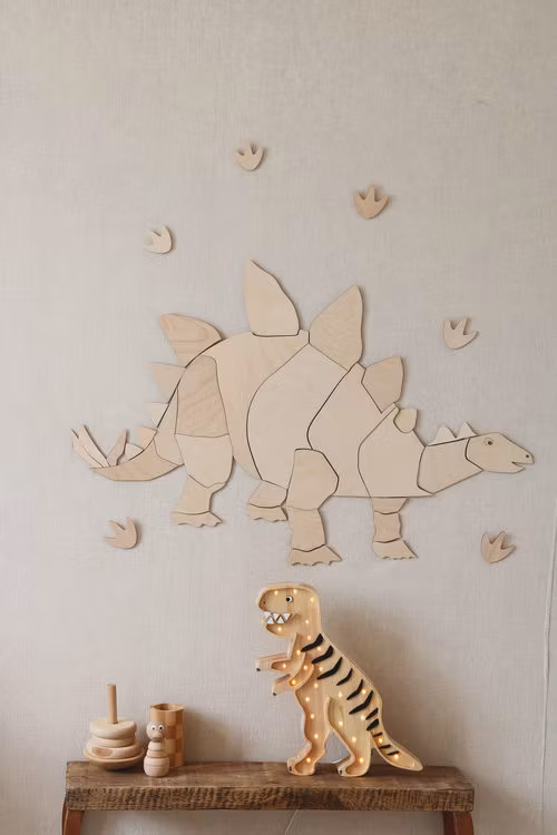 Vægdekoration Stegosaurus
