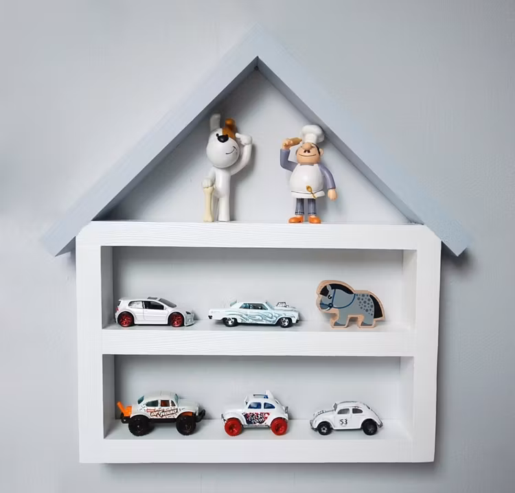 Væghylde Lille garage