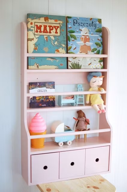 Væghylde med tre skuffer Cameleon