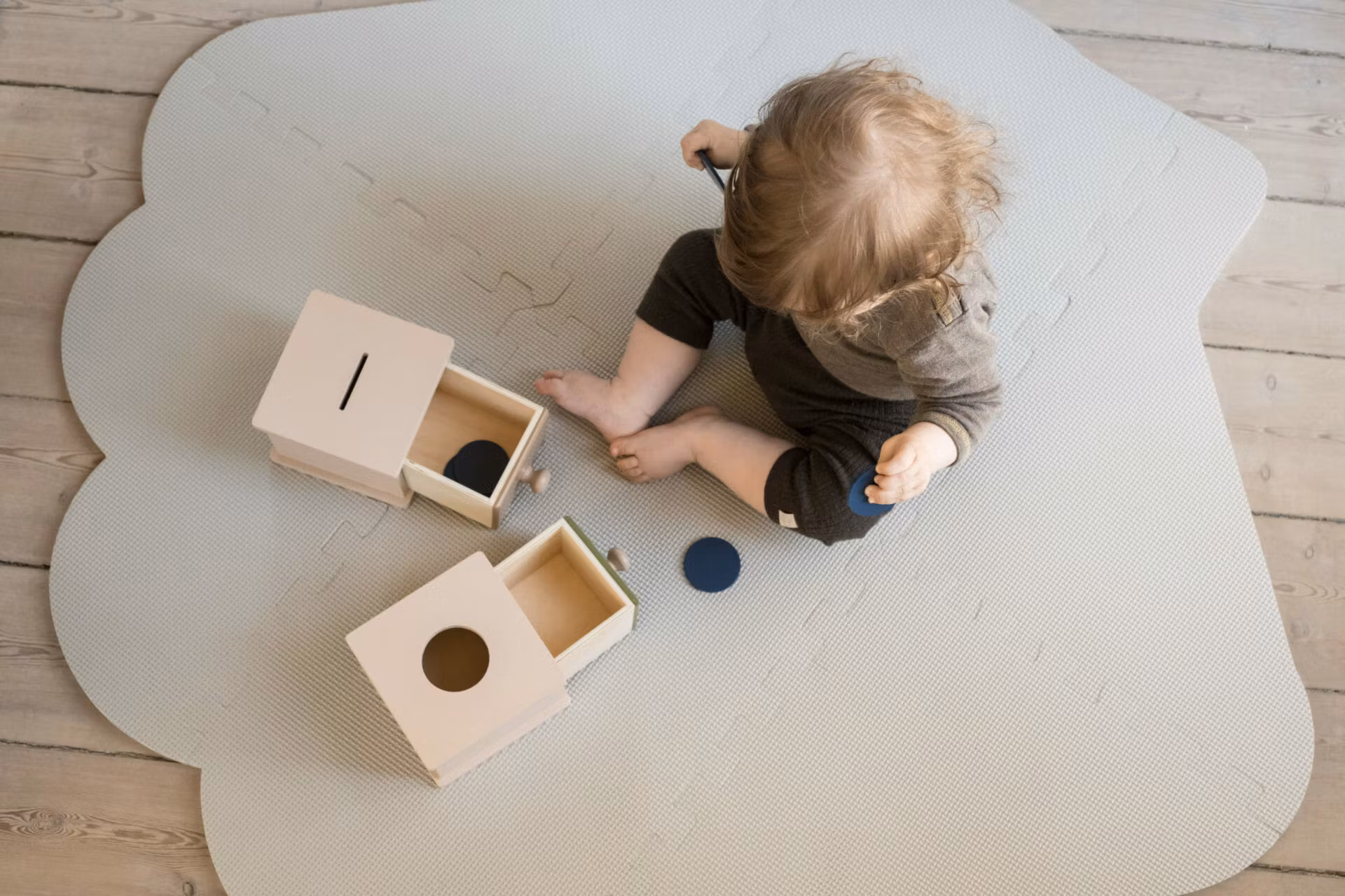 That's Mine, Legetæppe Musling, Beige/Light Grey