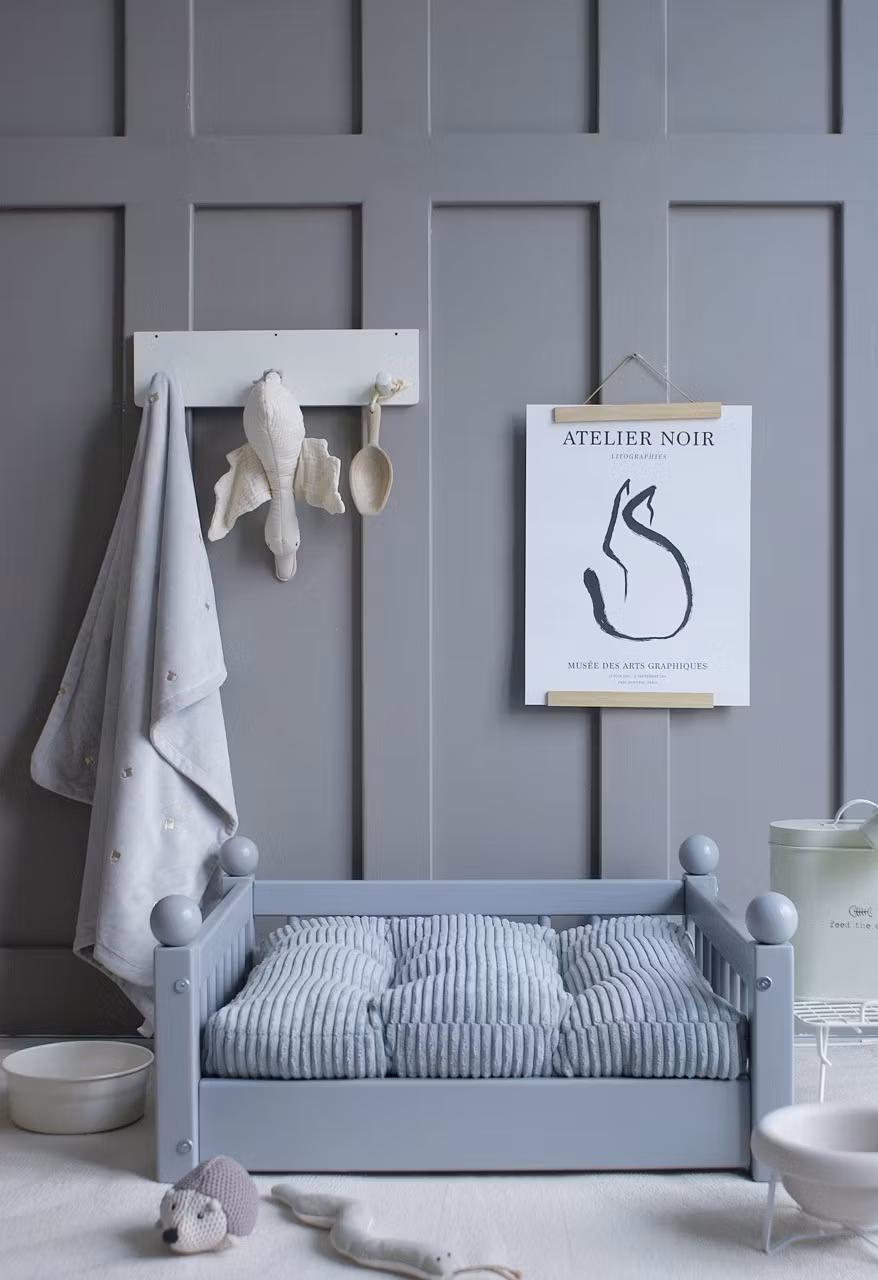 Hundeseng/hundekurv Taco Grå (M)