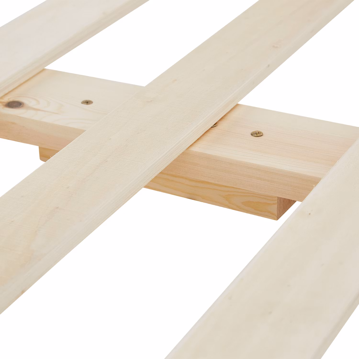 Montessori natur børneseng med beskyttelseskanter, 120x200 cm