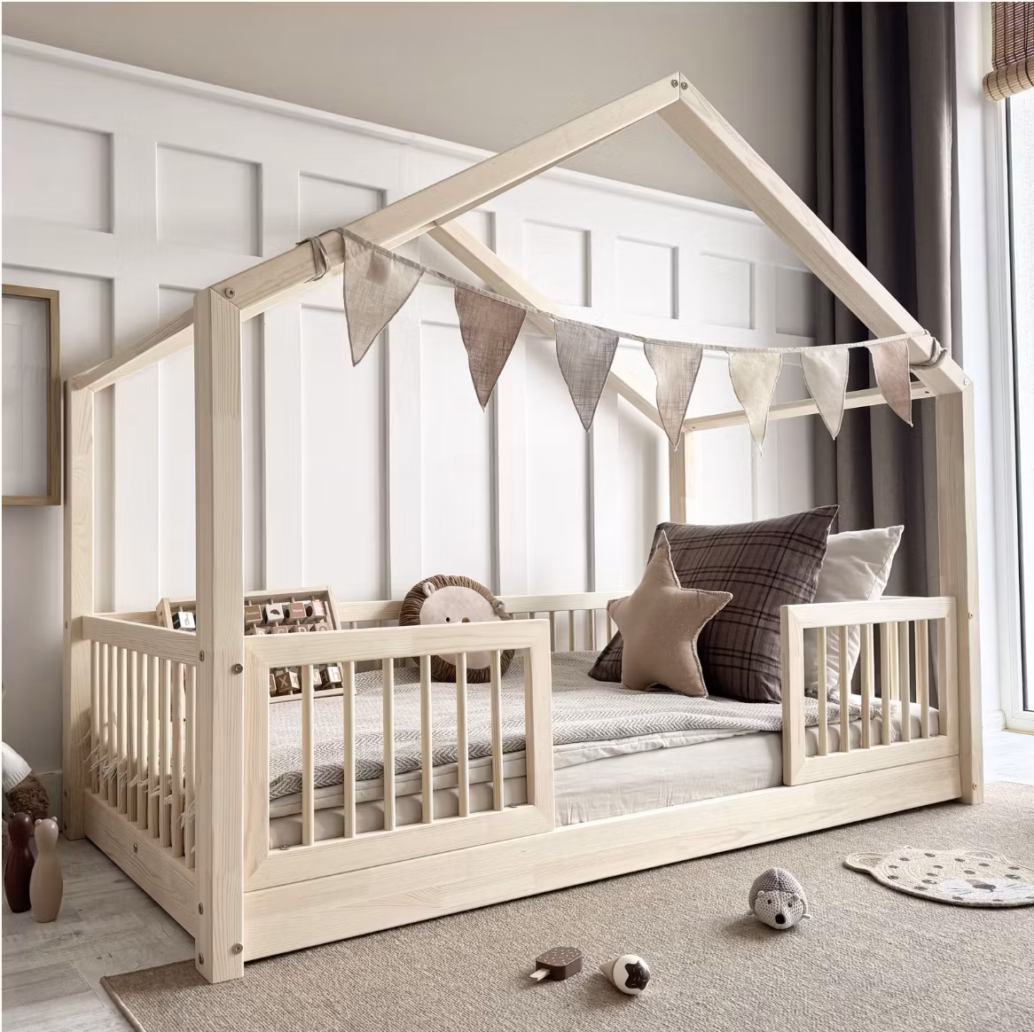 Natur husseng Asta Duo 90x190 cm