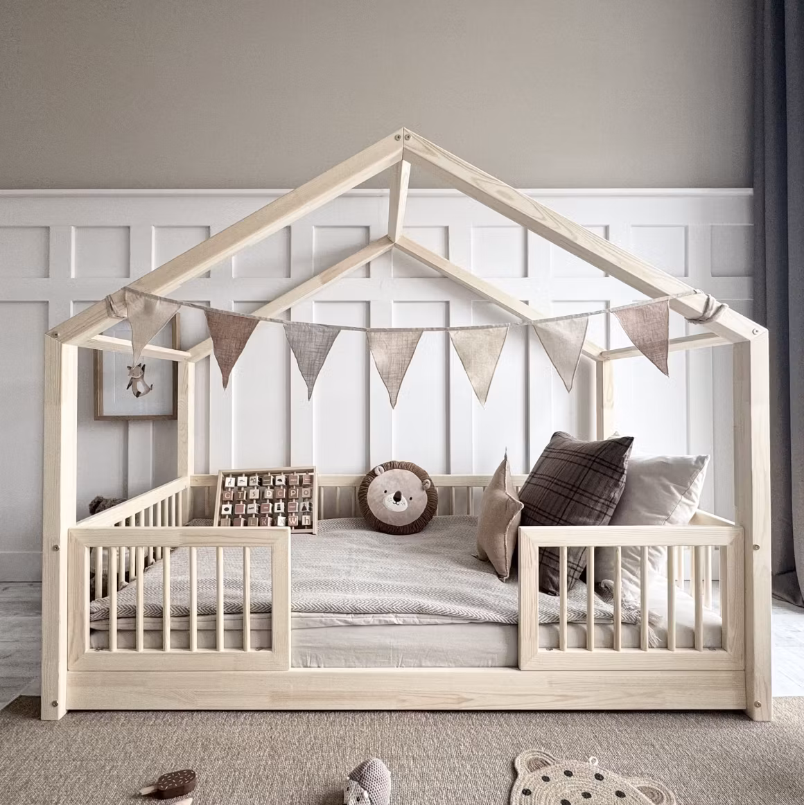 Natur husseng Asta Duo 90x190 cm