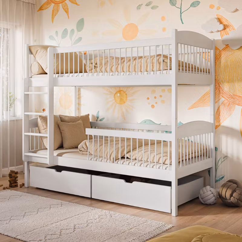 Køjeseng Lula med opbevaringsskuffer