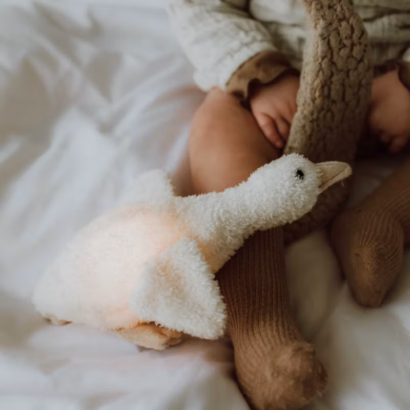 Flow Bamse med Natlampe Liva Beige