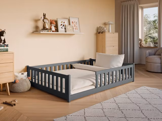 Stor juniorseng Mira 140x200 cm, antracit