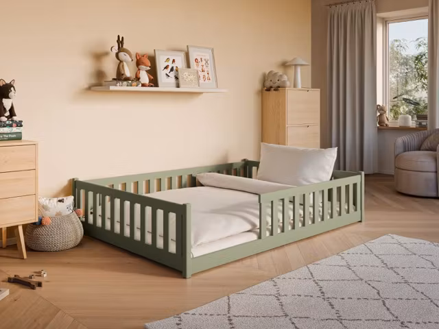 Stor juniorseng Mira 140x200 cm, olive