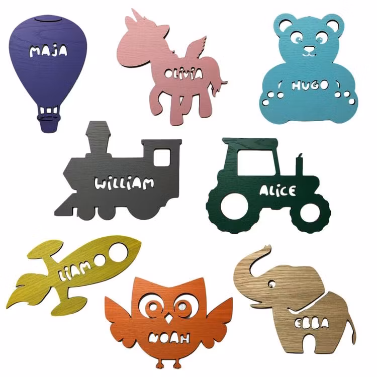 Personligt figurskilt – vægdekoration