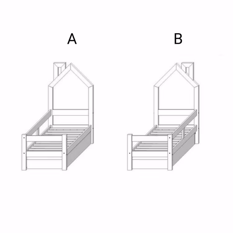 Husseng Philip med opbevaring/udtræksseng