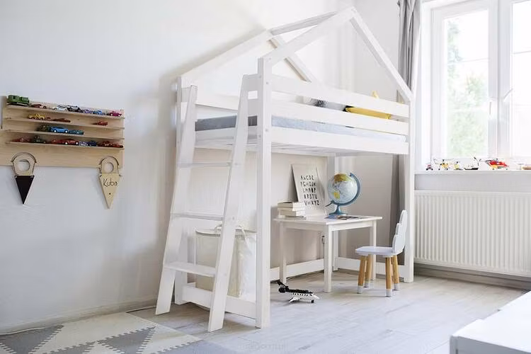 Højseng Mila DMPBA hvid