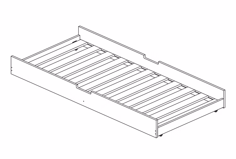 Køjeseng Mila DMP grå