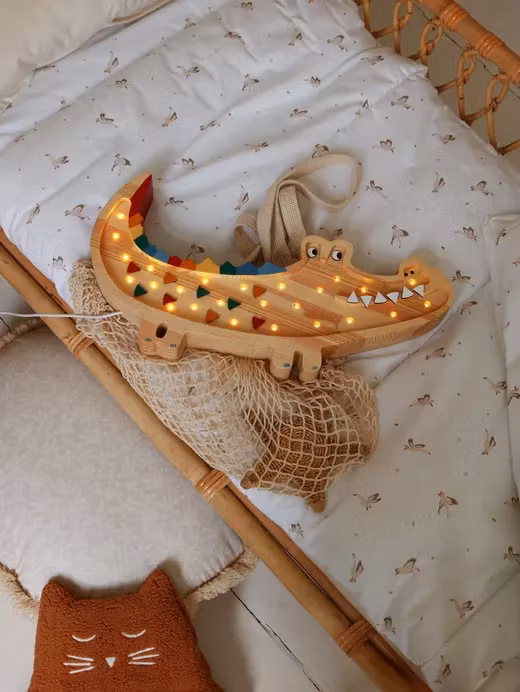 Little Lights, Lampe til børneværelset, Krokodille natur