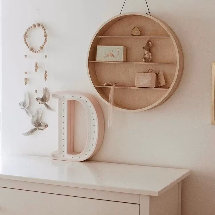 Little Lights Lampe til børneværelset, Bogstav D