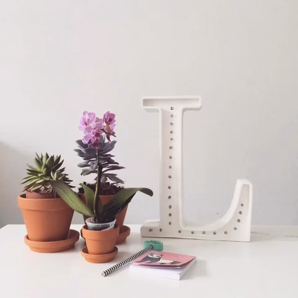 Little Lights, Lampe til børneværelset, Bogstav L