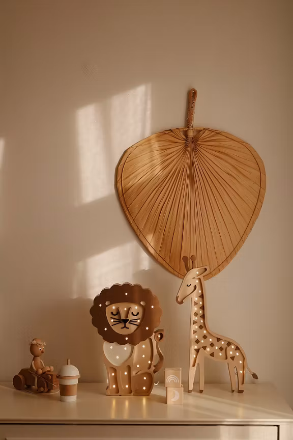 Little Lights, Lampe til børneværelset, Giraf beige