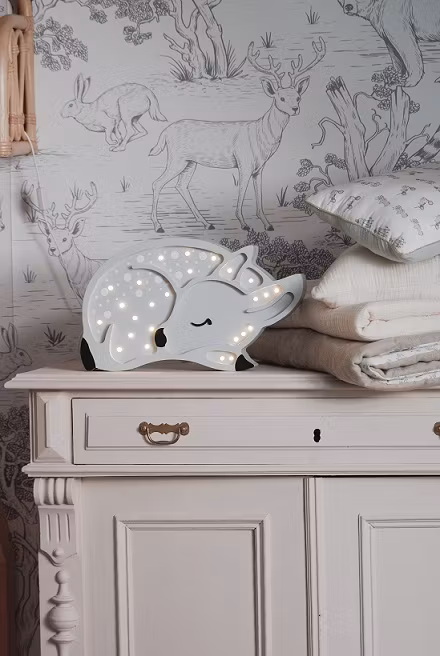Little Lights, Lampe til børneværelset, Grå hjort