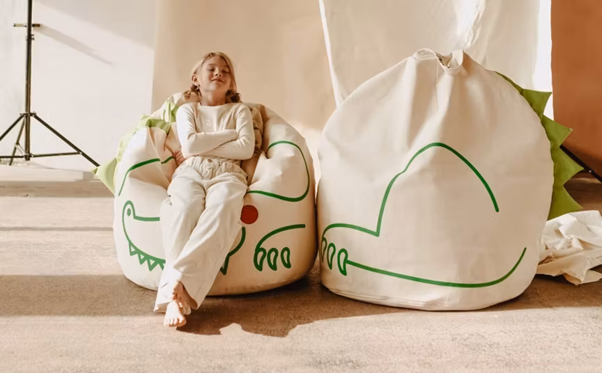 Bini, sækkestol, Croocodile